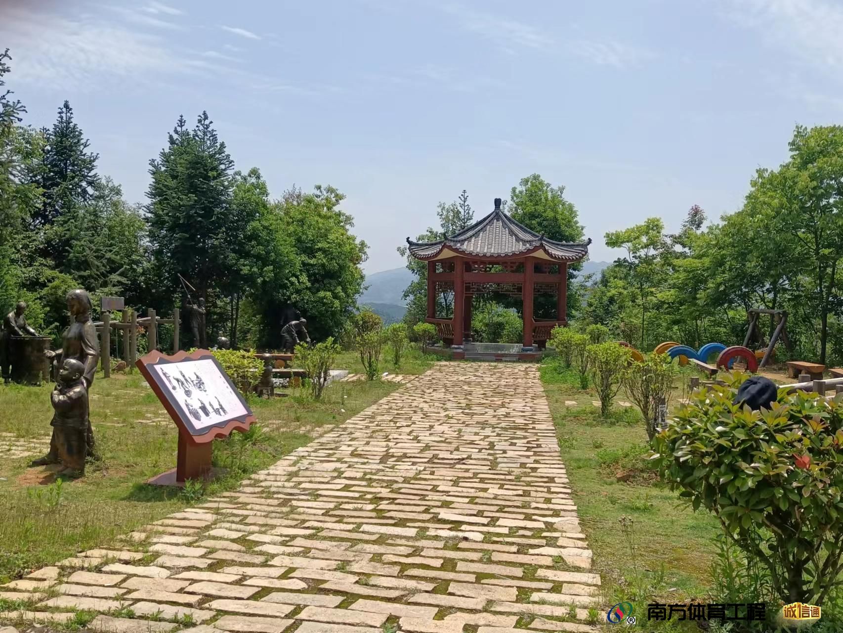 福建省三明市宁化县城郊镇马源村委会砣子文化广场篮球架